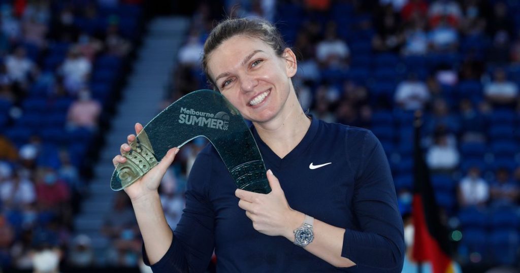 Halep-trophy