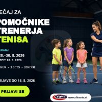 [PRILOŽNOST ZA VSE, KI ŽELITE STOPITI NA TRENERSKO POT] Prijavite se na usposabljanje za pomočnika teniškega trenerja