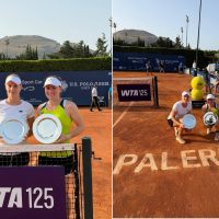 Tamara Zidanšek z Rusinjo Tihonovo osvojila turnir serije WTA 250 v Palermu!